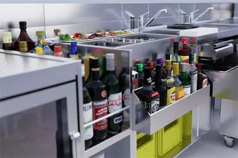 modular stainless steel bar designers